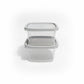 Conjunto 2 Potes Quadrados Plástico Sanremo 800ml — Linha Fácil | BPA Free