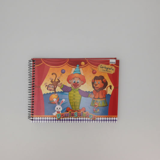 Caderno Cartografia Dominguinhos 150 g/m² | 40 Folhas | 275×200 mm | Escolar & Criativo