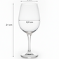 Taça de Vinho Tinto Barone Nadir 385ml - Vidro Cristalino Estilo Bordeaux