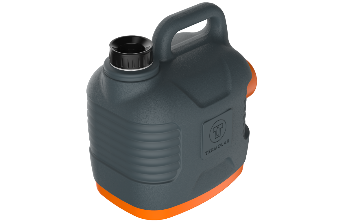 Garrafão Térmico Termolar Supertermo 5L — Cinza Plus | Mantém 10h Quente e Frio