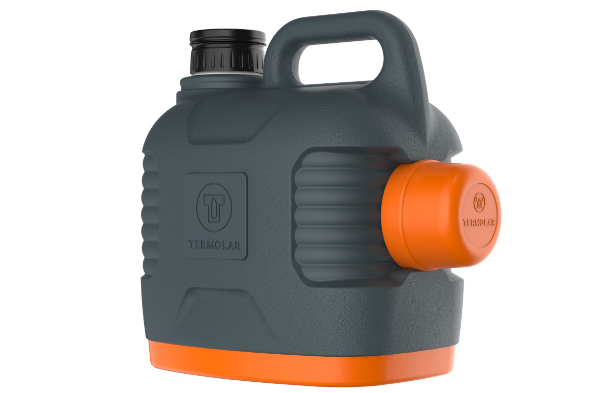 Garrafão Térmico Termolar Supertermo 5L — Cinza Plus | Mantém 10h Quente e Frio