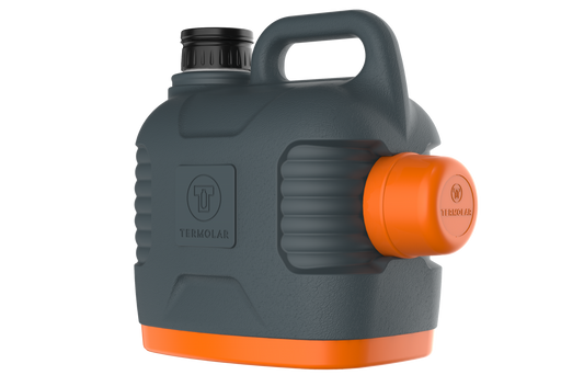 Garrafão Térmico Termolar Supertermo 5L — Cinza Plus | Mantém 10h Quente e Frio