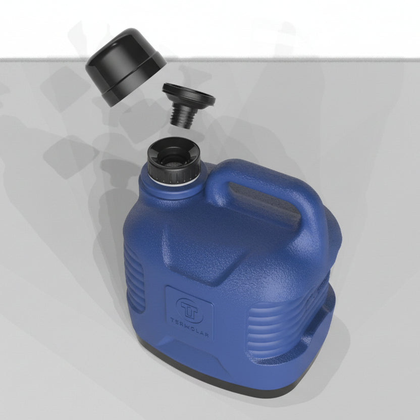 Garrafão Térmico Termolar Supertermo 5L Azul — Isolamento PU, 10h