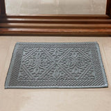 Tapete Vermont Niazitex 40×60 cm – Algodão e Polietileno Cinza