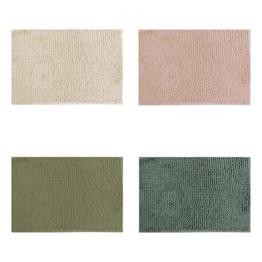 Tapete Antiderrapante Popcorn Appel 40x60cm – Microfibra Extra Macia para Banheiro e Quarto