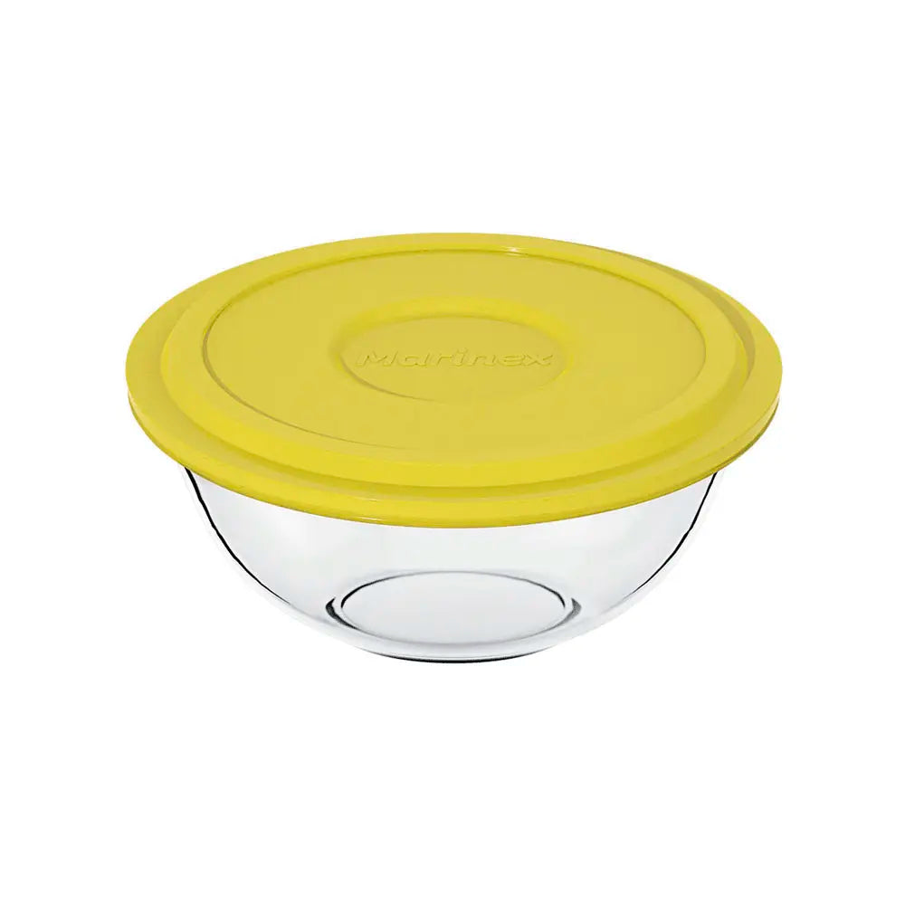 Tigela de Vidro com Tampa Marinex Plus Astral 1,5L – Vidro Temperado, Livre de BPA