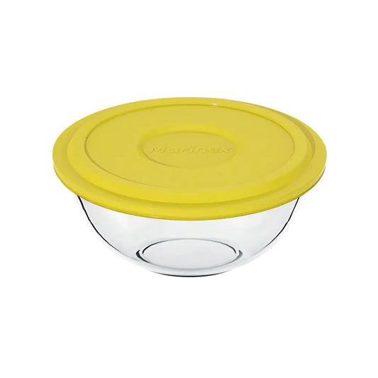 Tigela de Vidro com Tampa Marinex Plus Astral 1,5L – Vidro Temperado, Livre de BPA