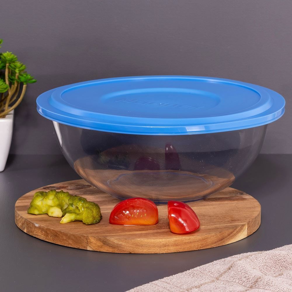 Tigela de Vidro com Tampa Marinex Plus Astral 1,5L – Vidro Temperado, Livre de BPA