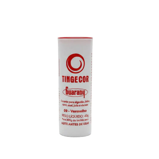 Corante para Tecidos Tingecor Guarany 40g — Tinge até 300g | Algodão, Viscose e Fibras Naturais