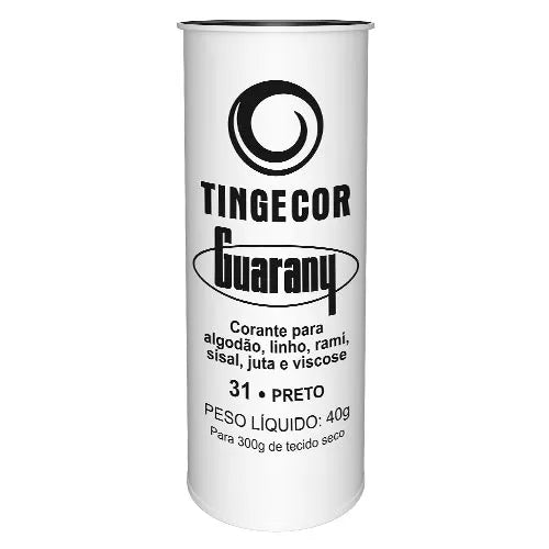 Corante para Tecidos Tingecor Guarany 40g — Tinge até 300g | Algodão, Viscose e Fibras Naturais