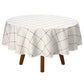 Toalha de Mesa Redonda 1,60 m 4 Lugares Döhler Clean Athenas Estampado Ieda 01 – 50% Algodão/Poliéster – Fácil Limpeza