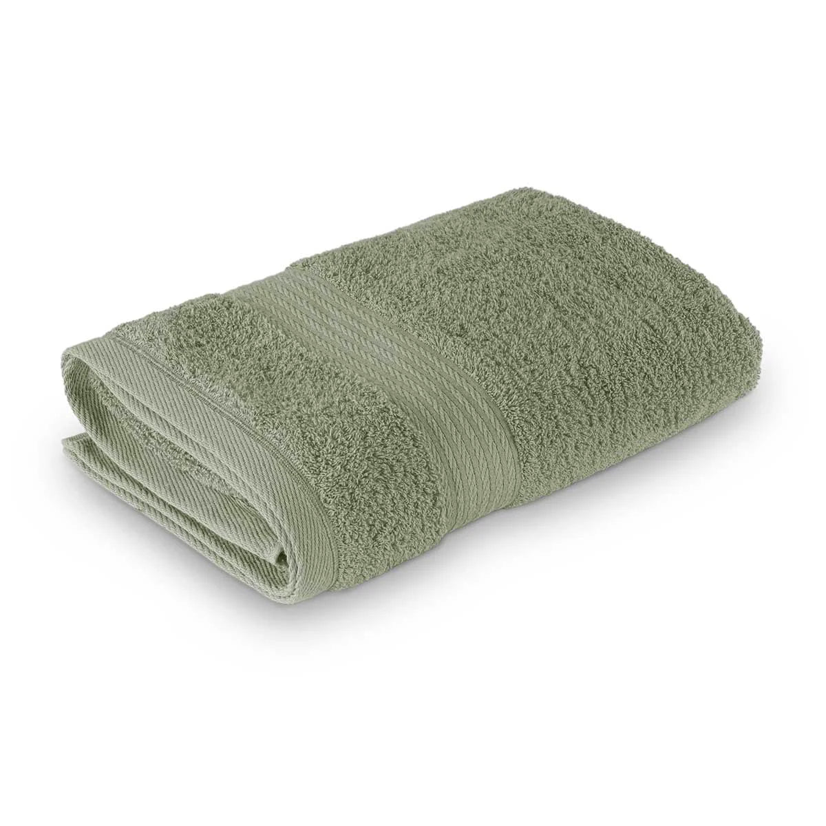 Toalha de Banho Magnus Appel 68x140cm | 100% Algodão Egípcio | 560g/m² | Verde Matte / Cinza Onix / Rosa Místico