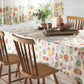 Toalha de Mesa Retangular Döhler Clean Athenas Estampa Ester 01 – 1,60 m × 2,50 m (50% Algodão / 50% Poliéster) – Limpa Fácil, 8 Lugares