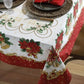 Toalha de Mesa de Natal 6 Lugares 1,40 m x 2,10 m Athenas Estampado Natal 107 | Dohler