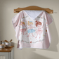 Toalha de Banho Infantil com Capuz Bailarina Döhler Velour 100% Algodão 90x70cm