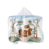Toalha de Banho com Capuz de Ursinho Döhler Teddy | Velour 100% Algodão 90x70cm