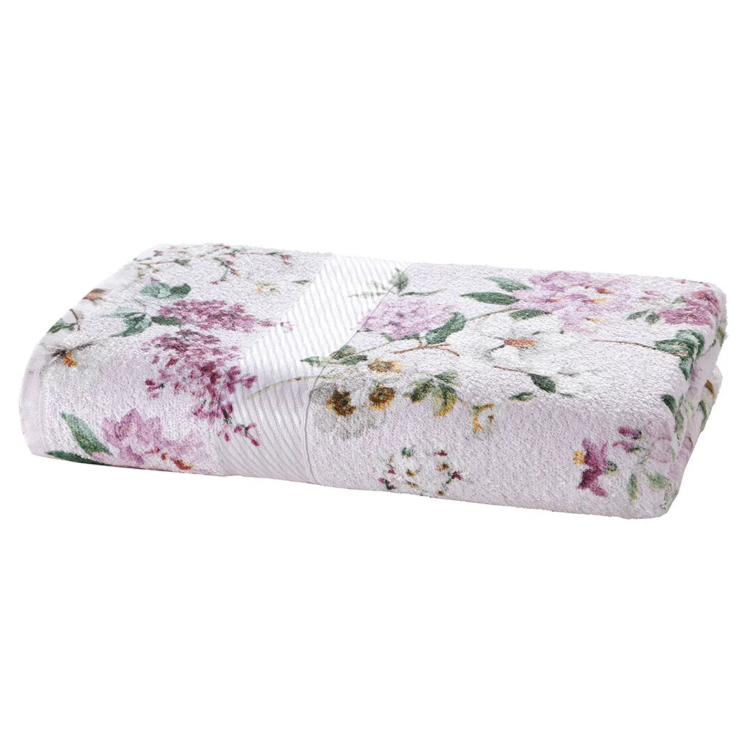 Toalha de Banho Döhler Prisma Felpuda Estampada Clara — 70x140cm | 100% Algodão 400g/m²