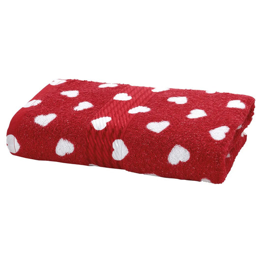 Toalha de Rosto Felpuda Döhler Prisma Love | 100% Algodão | 400 g/m² | 50x80cm