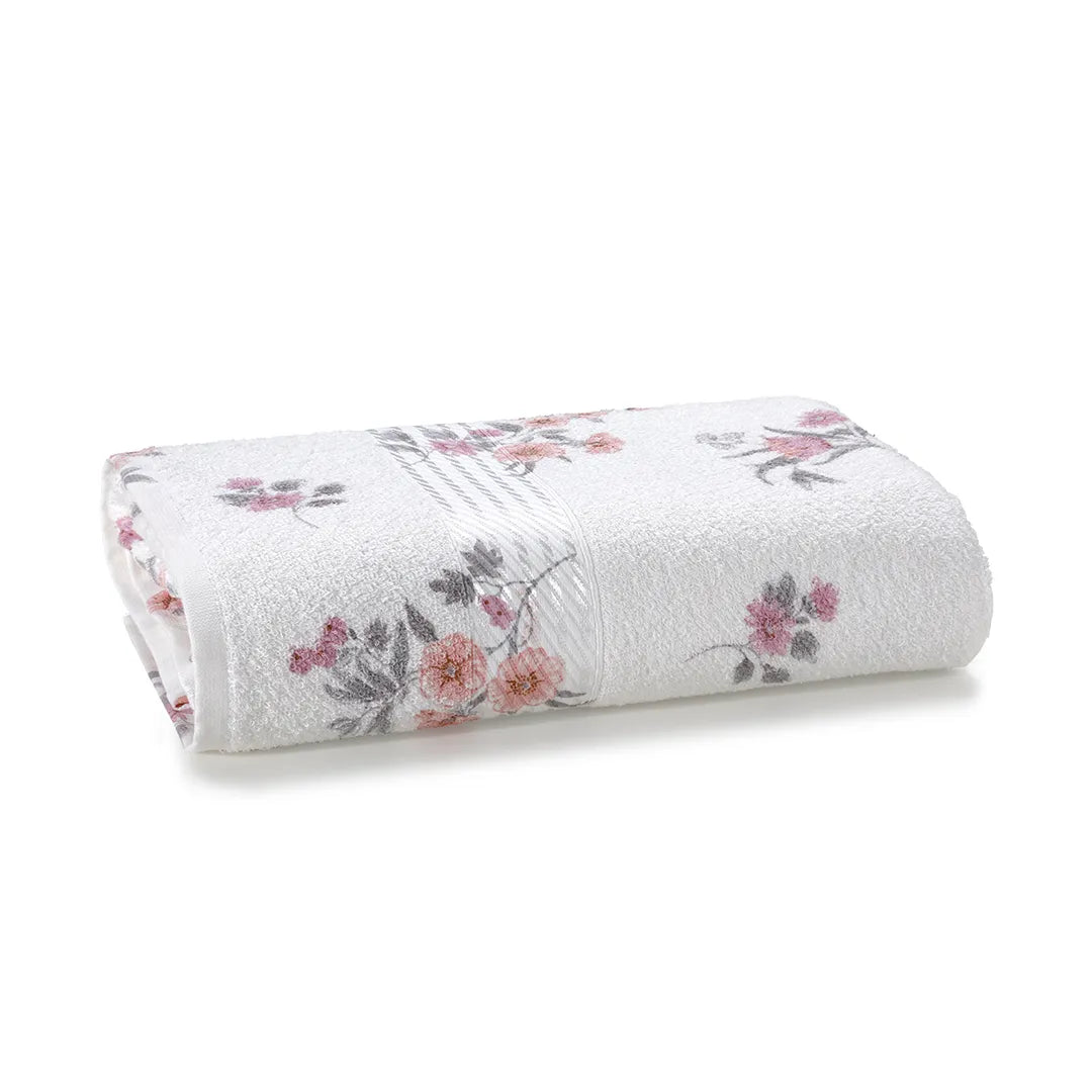 Toalha de Banho Felpudo Döhler Prisma Estampado Malu — 100% Algodão 70x140cm