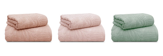 Jogo de Toalhas Aveludadas 2 Peças Velvet Flower – Appel Home | Linha Glamour