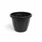 Vaso Plástico Redondo Preto nº 2 Gibafer – 17x13 cm | Ideal para Mudas, Temperos e Suculentas