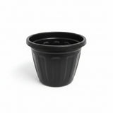 Vaso Plástico Redondo Preto nº 2 Gibafer – 17x13 cm | Ideal para Mudas, Temperos e Suculentas
