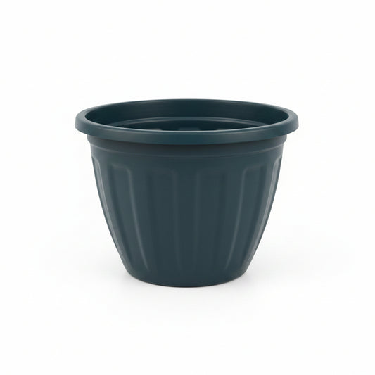 Vaso de Plantas Redondo Preto nº 3 Gibafer — Plástico Resistente 22 x 17 cm